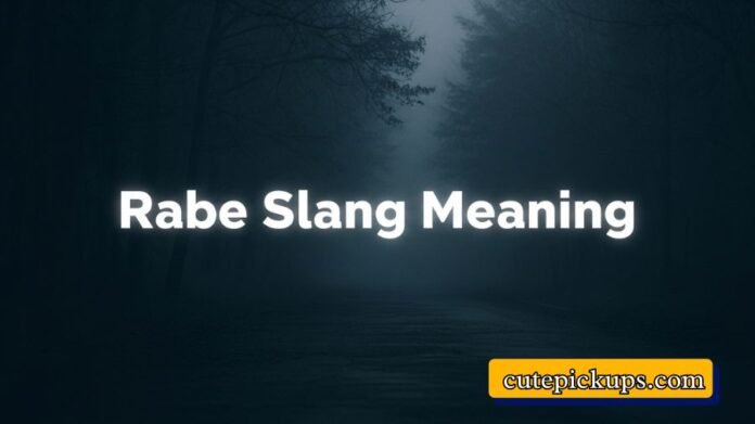 Rabe Slang Meaning