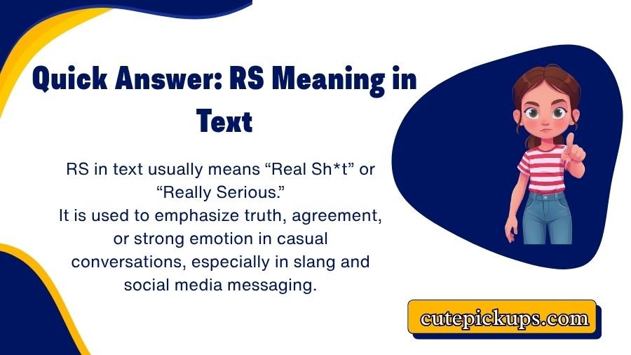 RS Meaning in Text