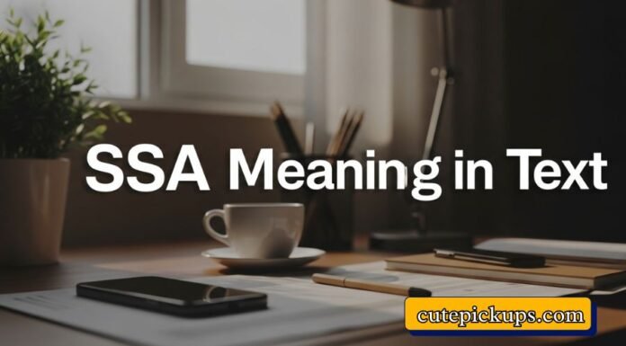 SSA Meaning in Text SSA Meaning in Text