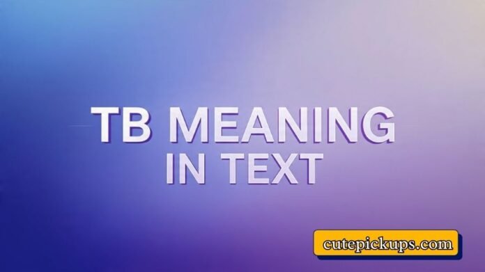 TB Meaning in Text
