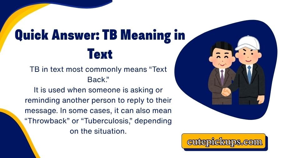 TB Meaning in Text