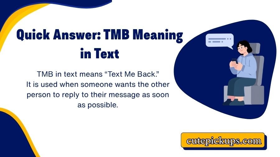 TMB Meaning in Text