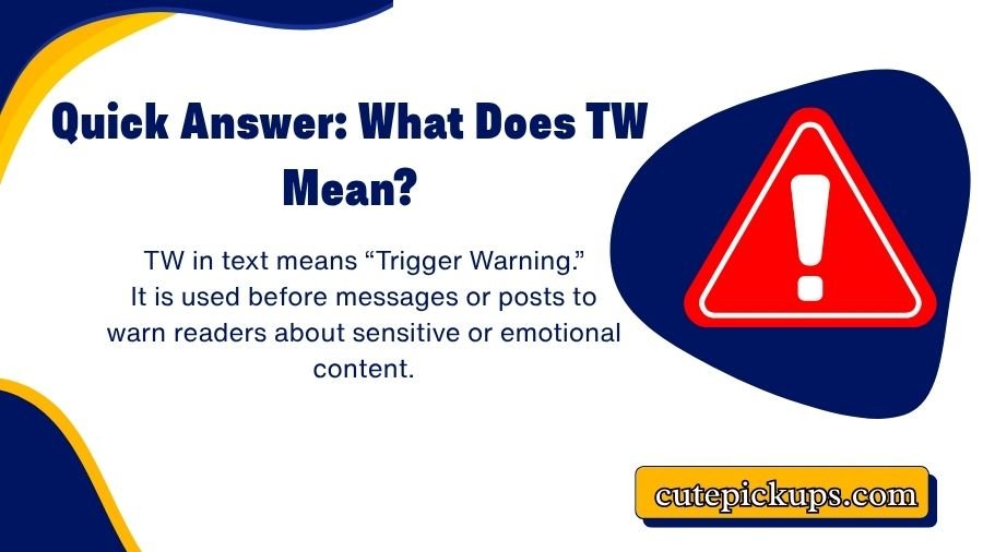 TW Meaning in Text
