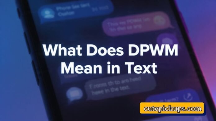 What Does DPWM Mean in Text What Does DPWM Mean in Text