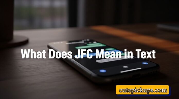 What Does JFC Mean in Text What Does JFC Mean in Text