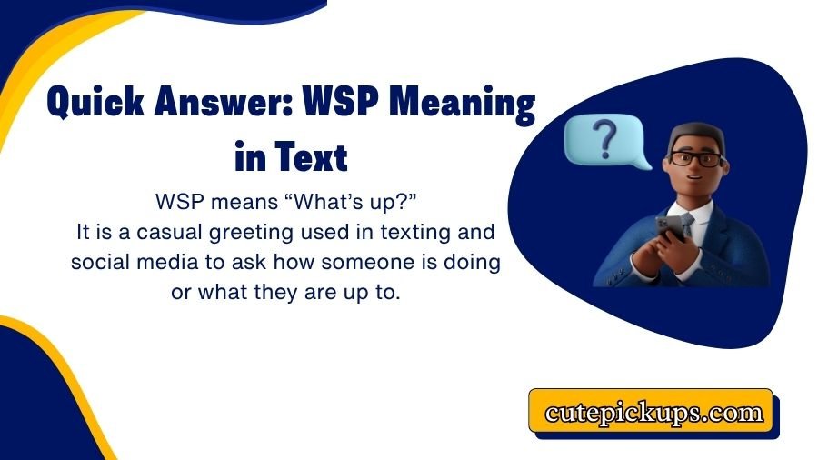 WSP Meaning in Text