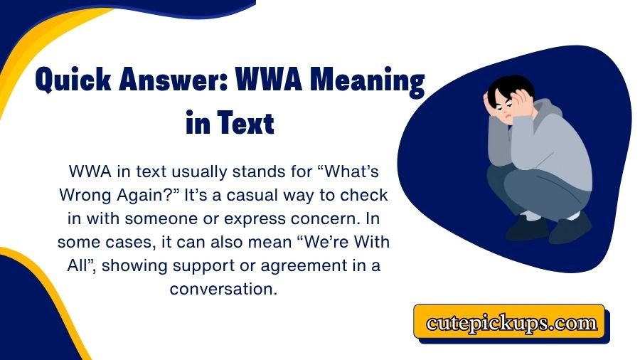 WWA Meaning in Text